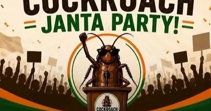 Rapid rise of "Cockroach Janta Party" online protest movement appears to spook India's leaders