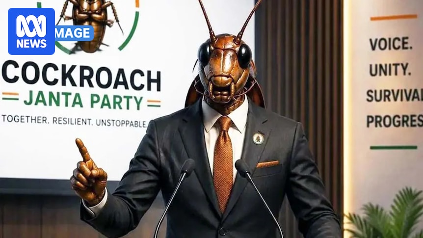Written off as 'parasites', young Indians back a cockroach in politics