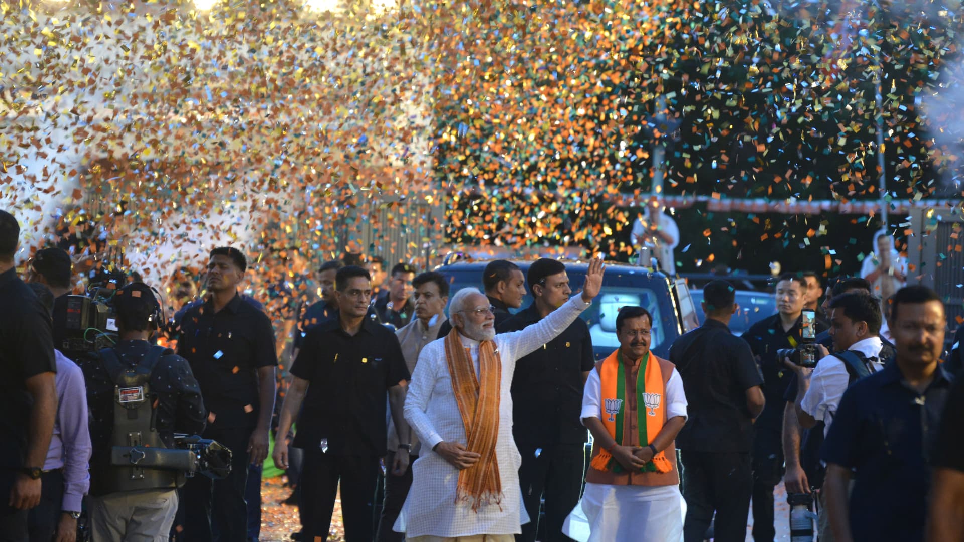 India's Modi tightens political grip with historic state victory