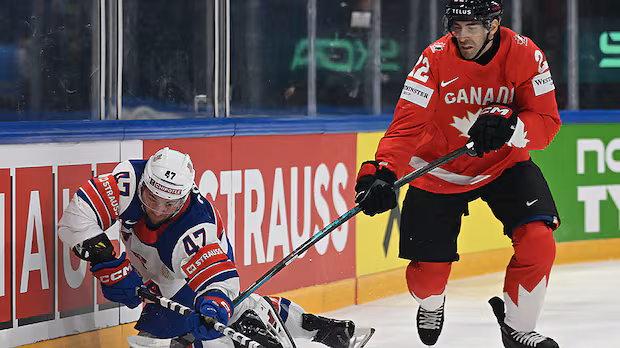Canadian men into world hockey semifinals, reclaim bragging rights from arch