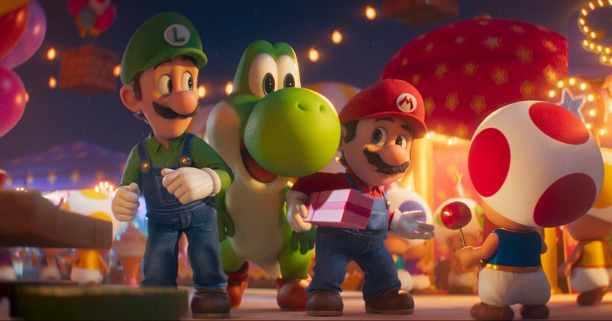 Review: Brothers level up in 'The Super Mario Galaxy Movie,' even as more families add to the mania