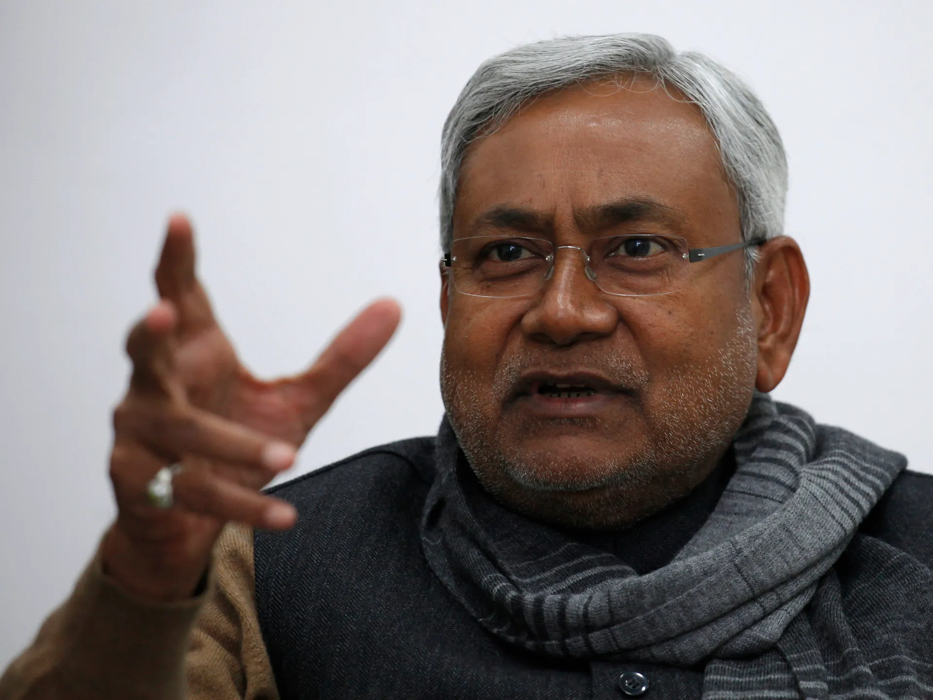 Uproar in India over Bihar chief minister pulling down Muslim woman’s hijab
