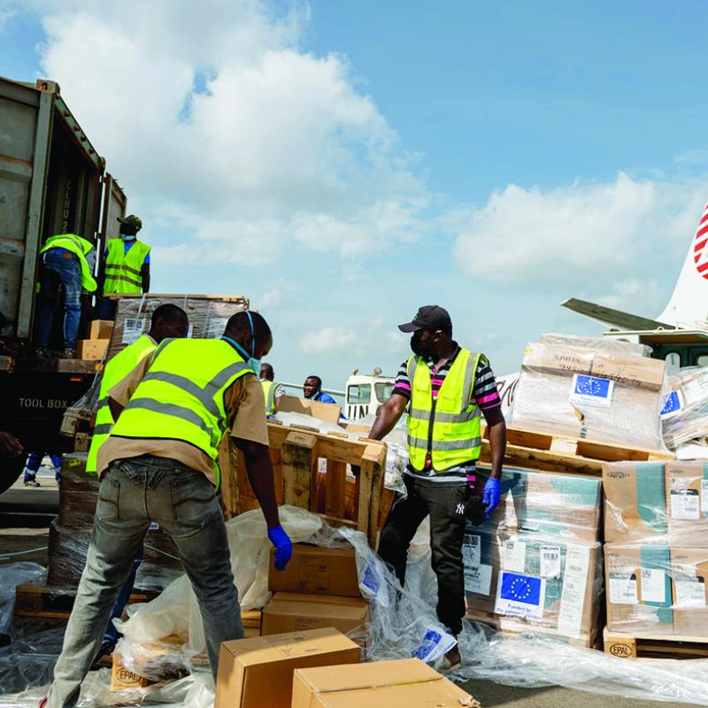 Aid supplies reach heart of Ebola outbreak