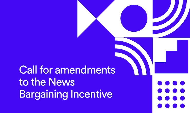 Call for Amendments to the News Bargaining Incentive