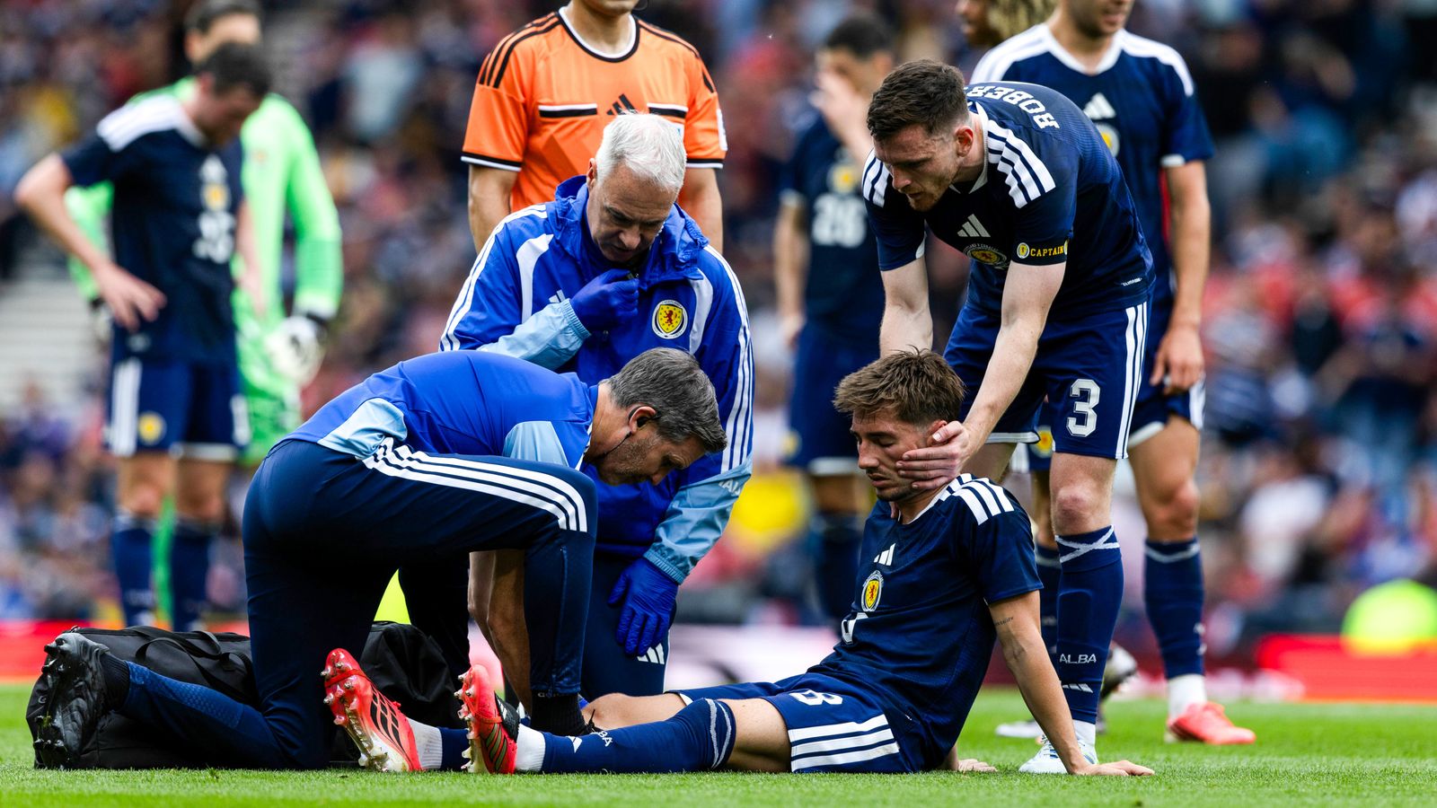 Billy Gilmour: Scotland midfielder ruled out of World Cup with knee injury
