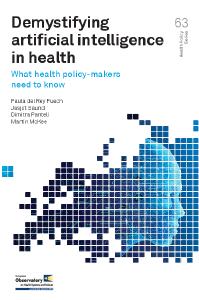 Demystifying artificial intelligence in health: What health policy