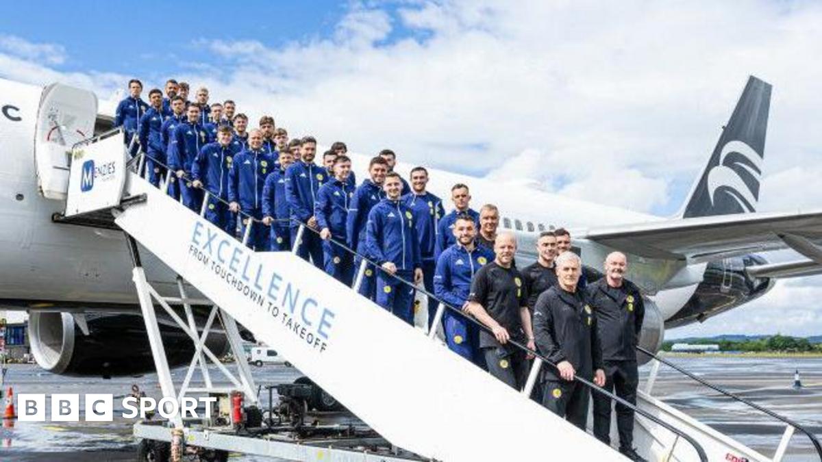 Scotland set off for World Cup