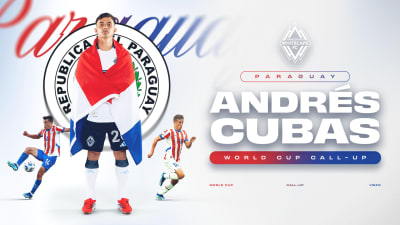 Andrés Cubas selected to represent Paraguay in FIFA World Cup 2026™