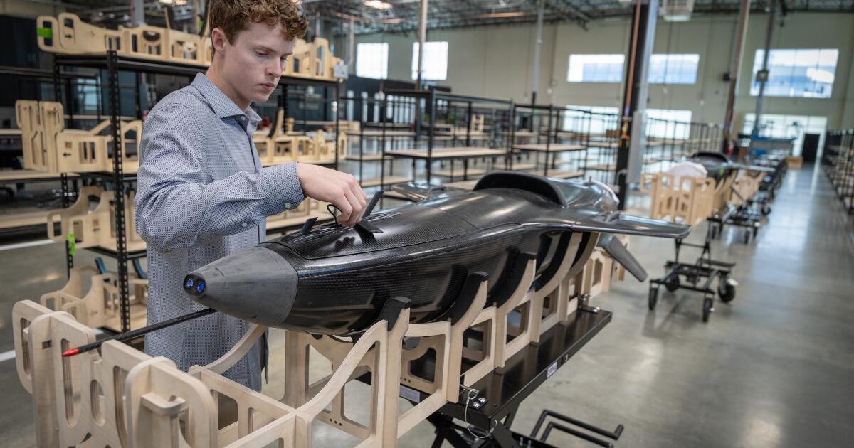 Value of Huntington Beach defense tech startup balloons to $1.8 billion