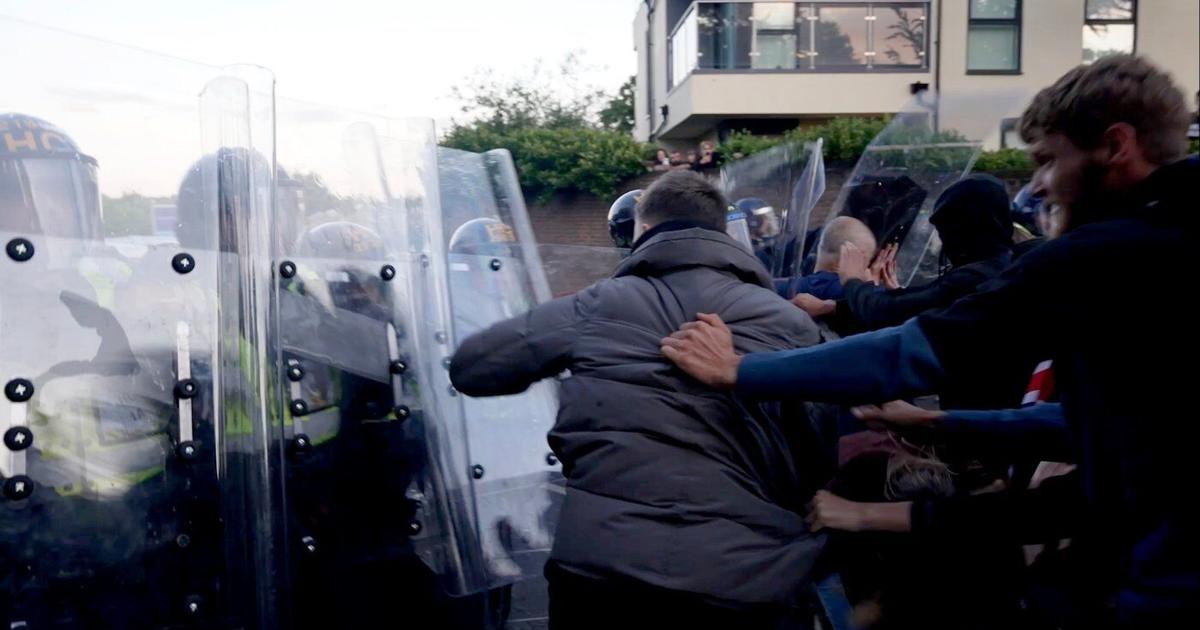 UK government condemns violence at protest over teen's stabbing death