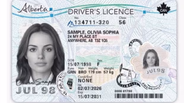 Alberta introducing integrated driver licences with health card number on July 2