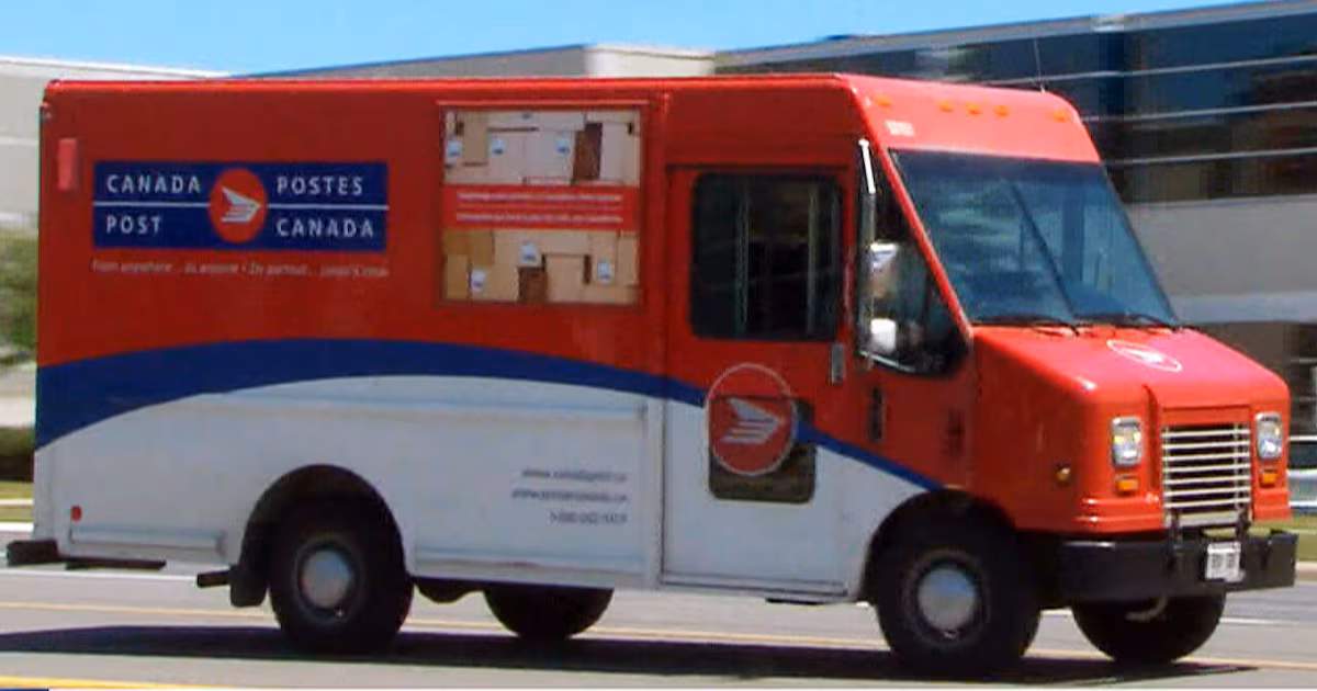 Canada Post checking mailbox heights in rural Ottawa