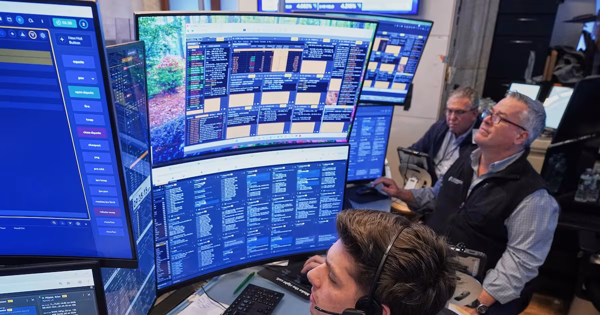Stock market news: Stocks slip on Wall Street big tech falls