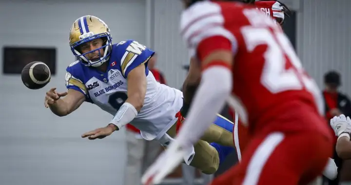 Winnipeg Blue Bombers top Calgary Stampeders 30
