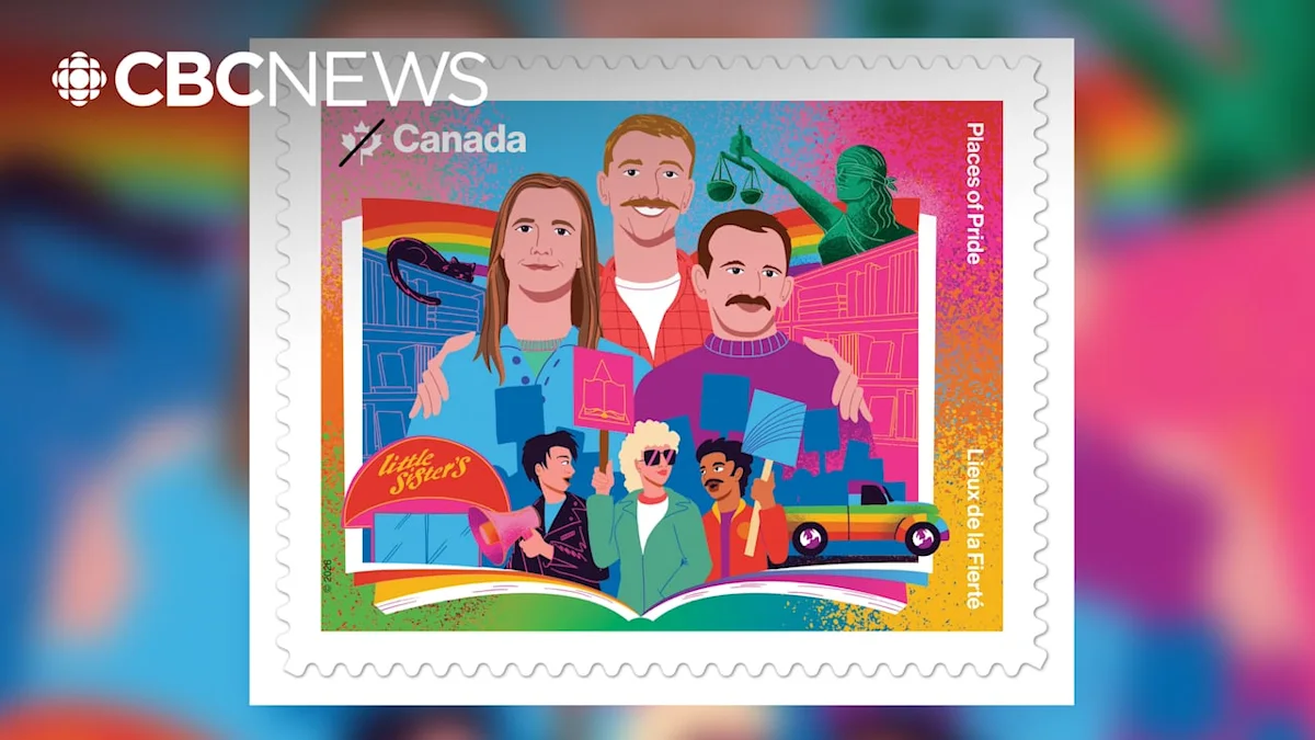 New Canada Post Pride month stamp honours Vancouver's Little Sister's Book & Art Emporium