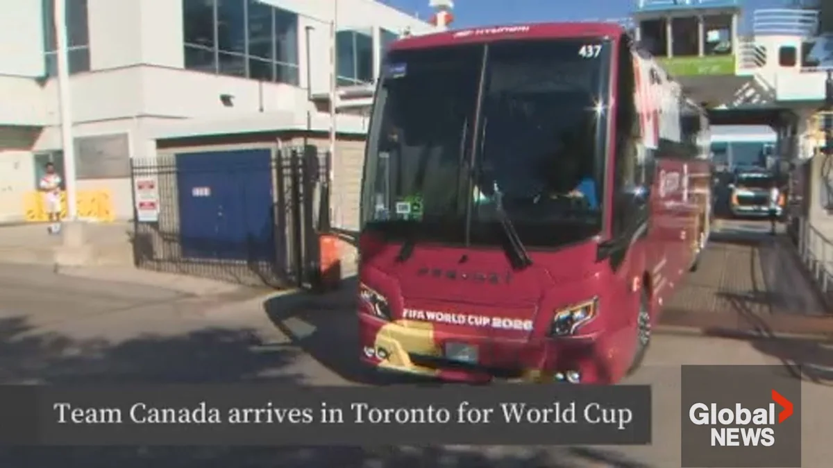 World Cup: Team Canada’s men’s soccer team arrives in Toronto