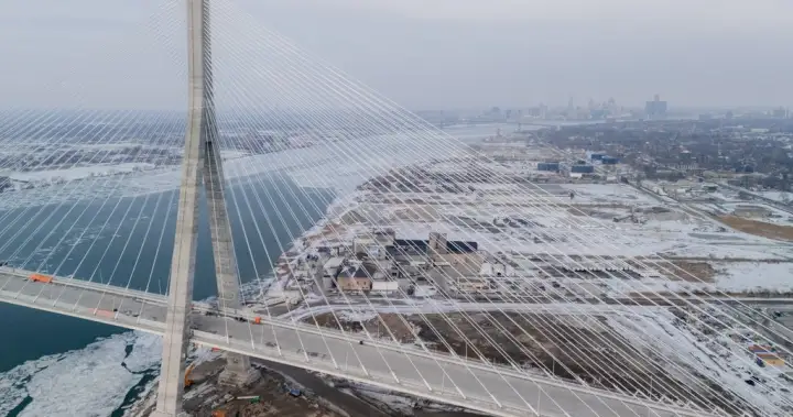 Gordie Howe International Bridge ribbon