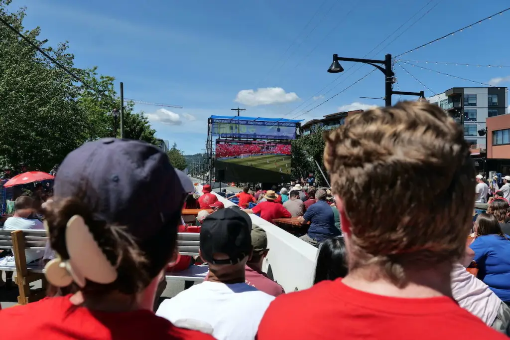 World Cup fans rush to Langford as Canada takes on Bosnia and Herzegovina