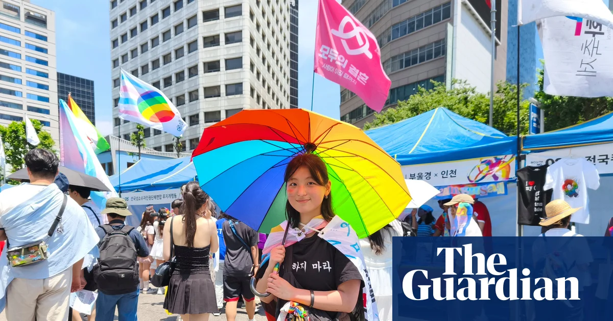 ‘Stop pretending we don’t exist’: Seoul fills its streets with Pride colour