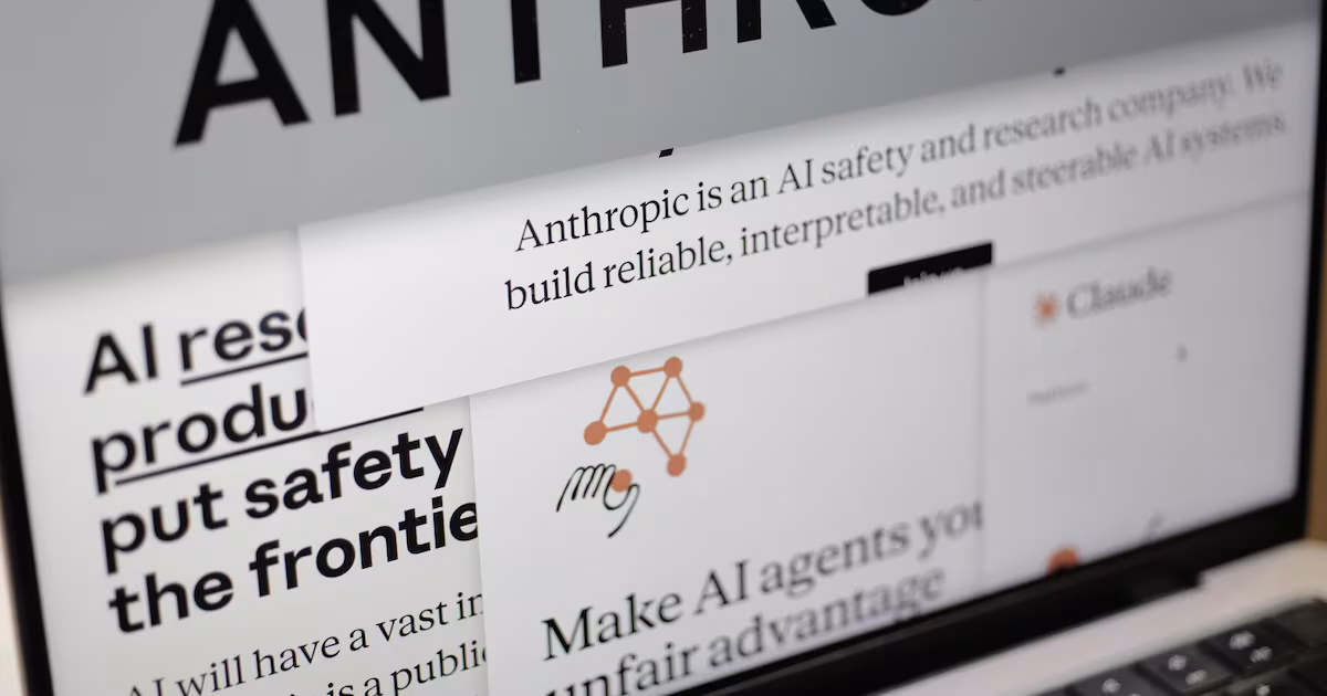 White House chief of staff to meet with Anthropic CEO over its new AI technology