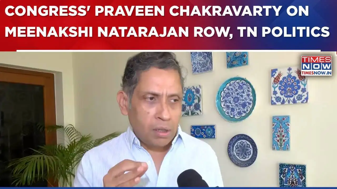 Congress' Praveen Chakravarty Opens Up On Meenakshi Natarajan Row, Tamil Nadu Politics & More| WATCH