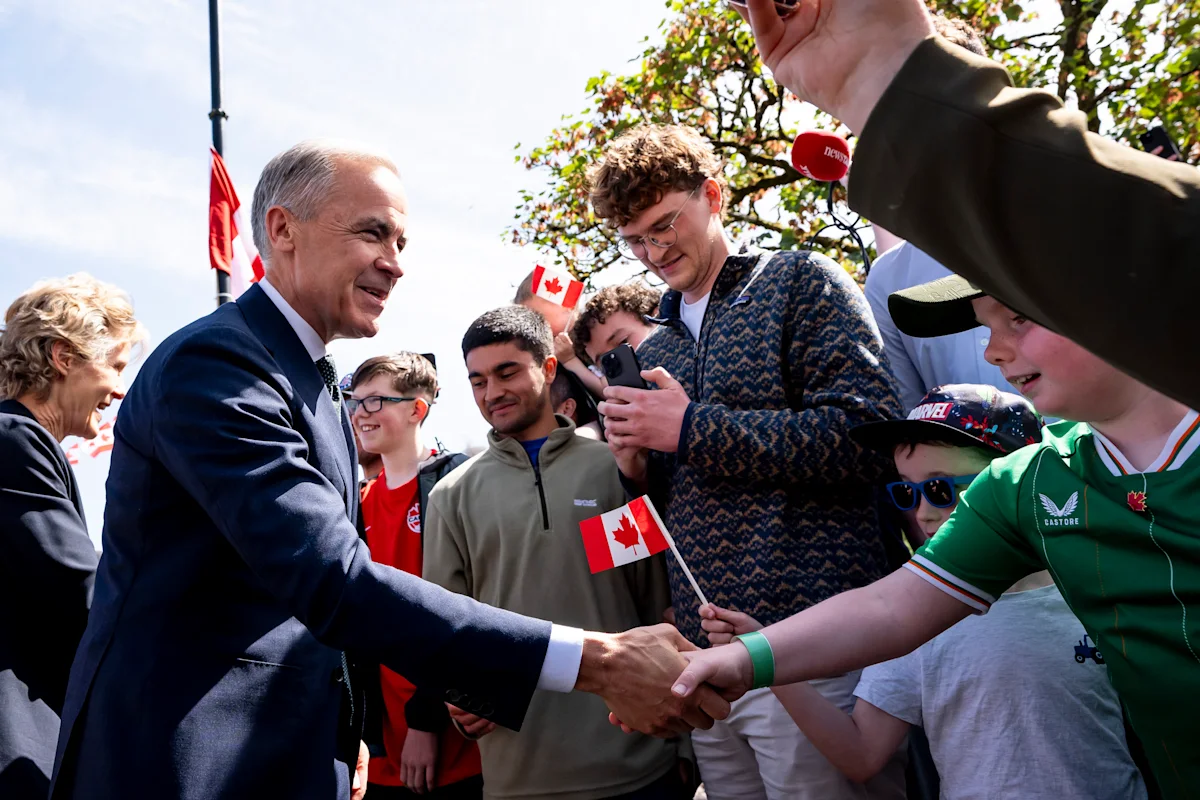 Carney gets warm welcome while visting County Mayo