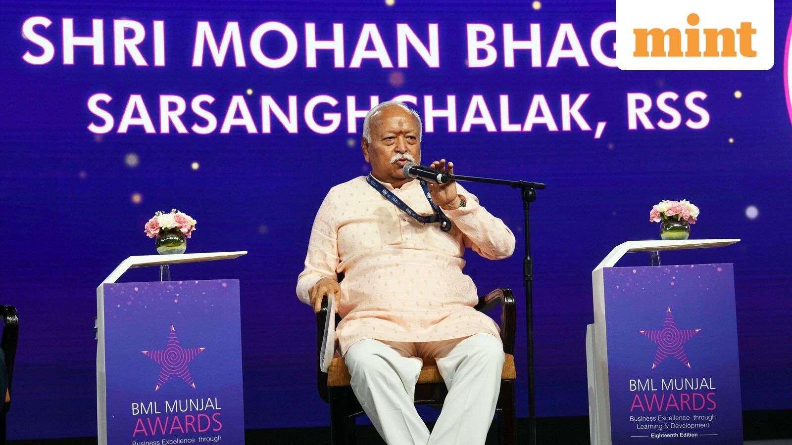 Mohan Bhagwat: India's rise must bring peace and prosperity to the world