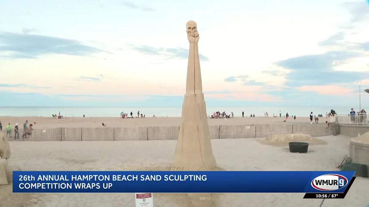 Winner crowned at Hampton Beach Master Sand Sculpting Classic
