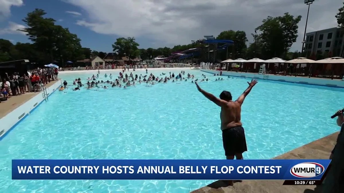 Water Country hosts annual belly flop contest