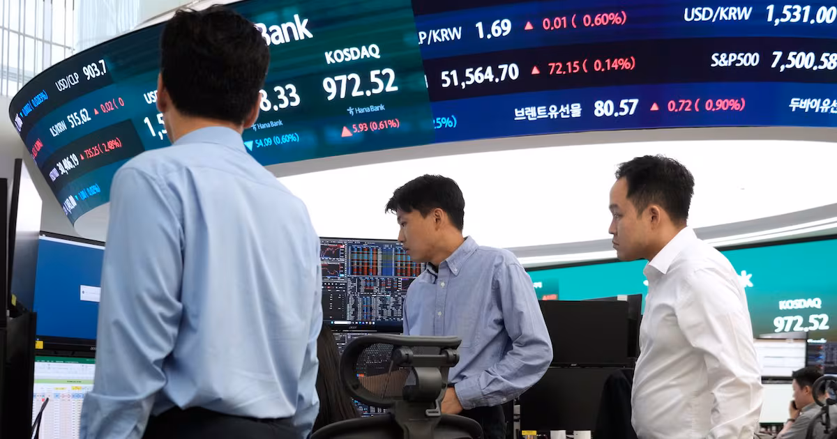 World shares are mixed and U.S. futures fall as Iran talks make progress