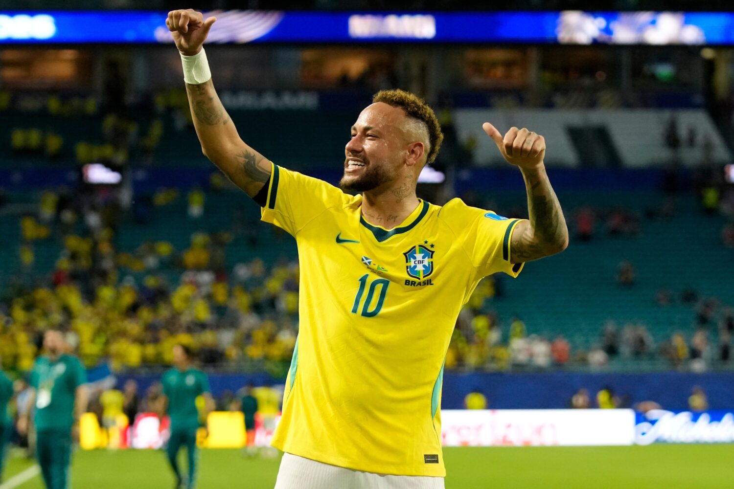 Brazil’s soccer team will play in Houston to open the World Cup’s knockout rounds