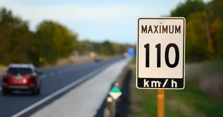 Ontario announces more highways where speed limit will be 110 km/h