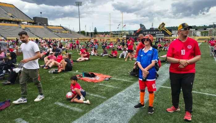Fans at Hamilton Stadium react to Canada’s World Cup loss to Switzerland