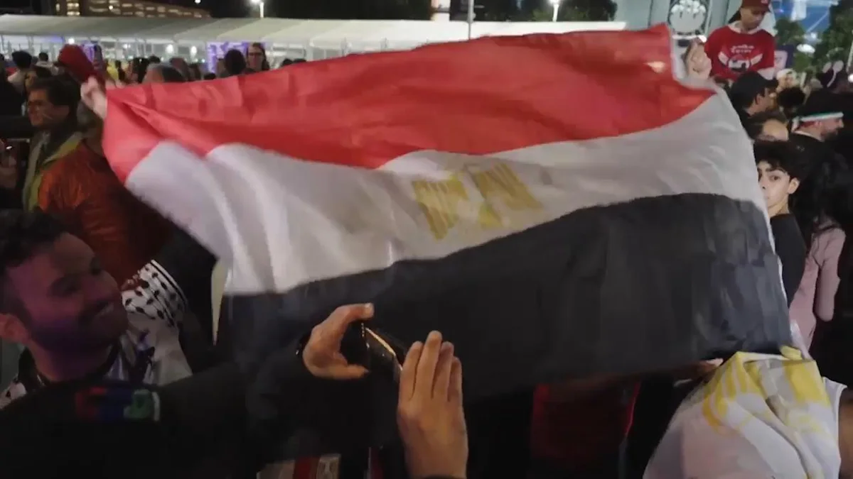 Fans celebrate as Egypt progresses to World Cup knockout rounds