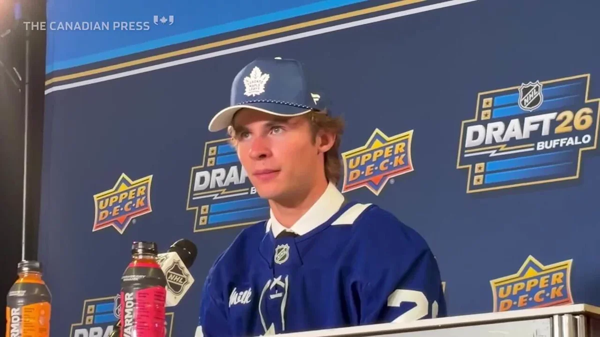 Maple Leafs select Gavin McKenna with No. 1 pick