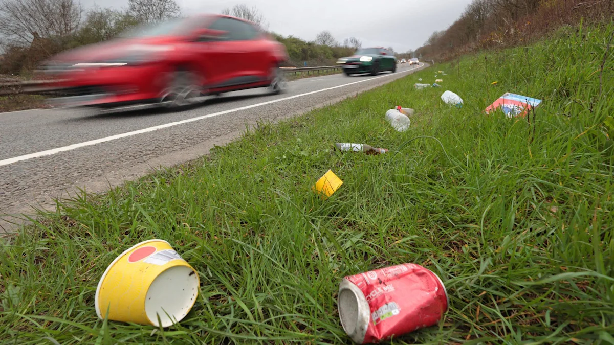 Who should be clearing up roadside rubbish?