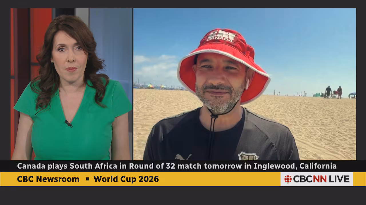 CBC News speaks to Chrys Chrysanthou about Canada's match against South Africa