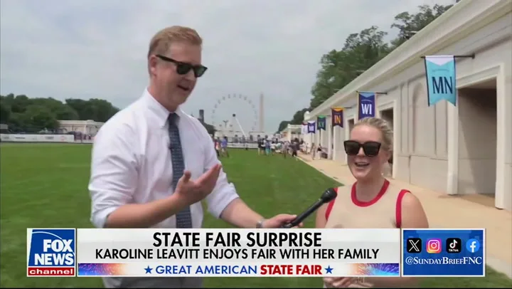 Karoline Leavitt Unwittingly Humiliates Trump With State Fair Picture