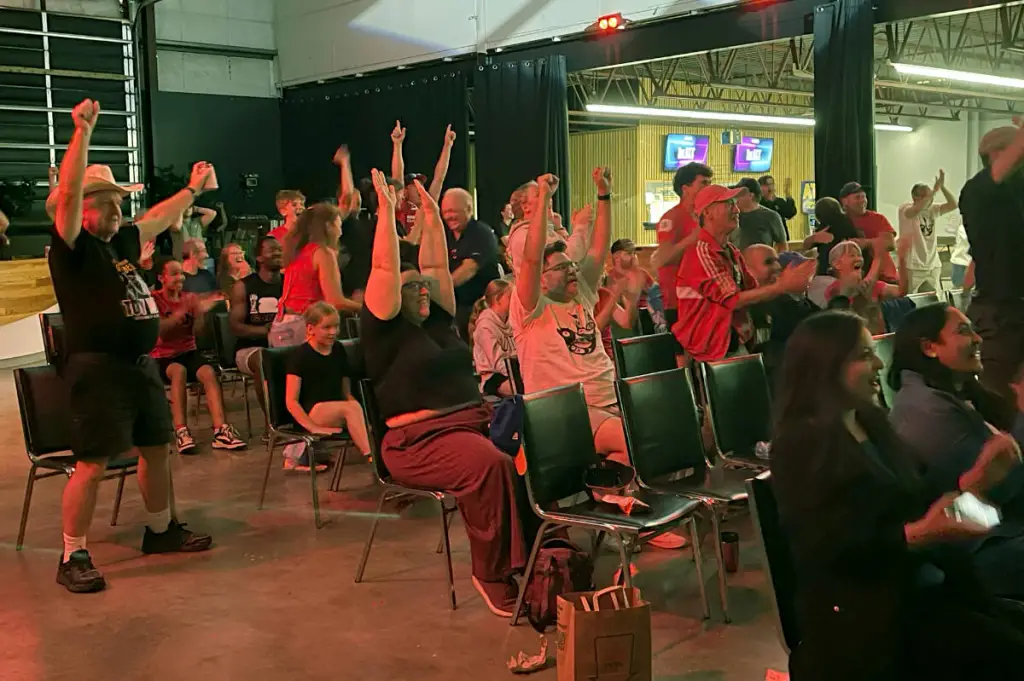 Port Alberni soccer fans celebrate Team Canada’s win over South Africa