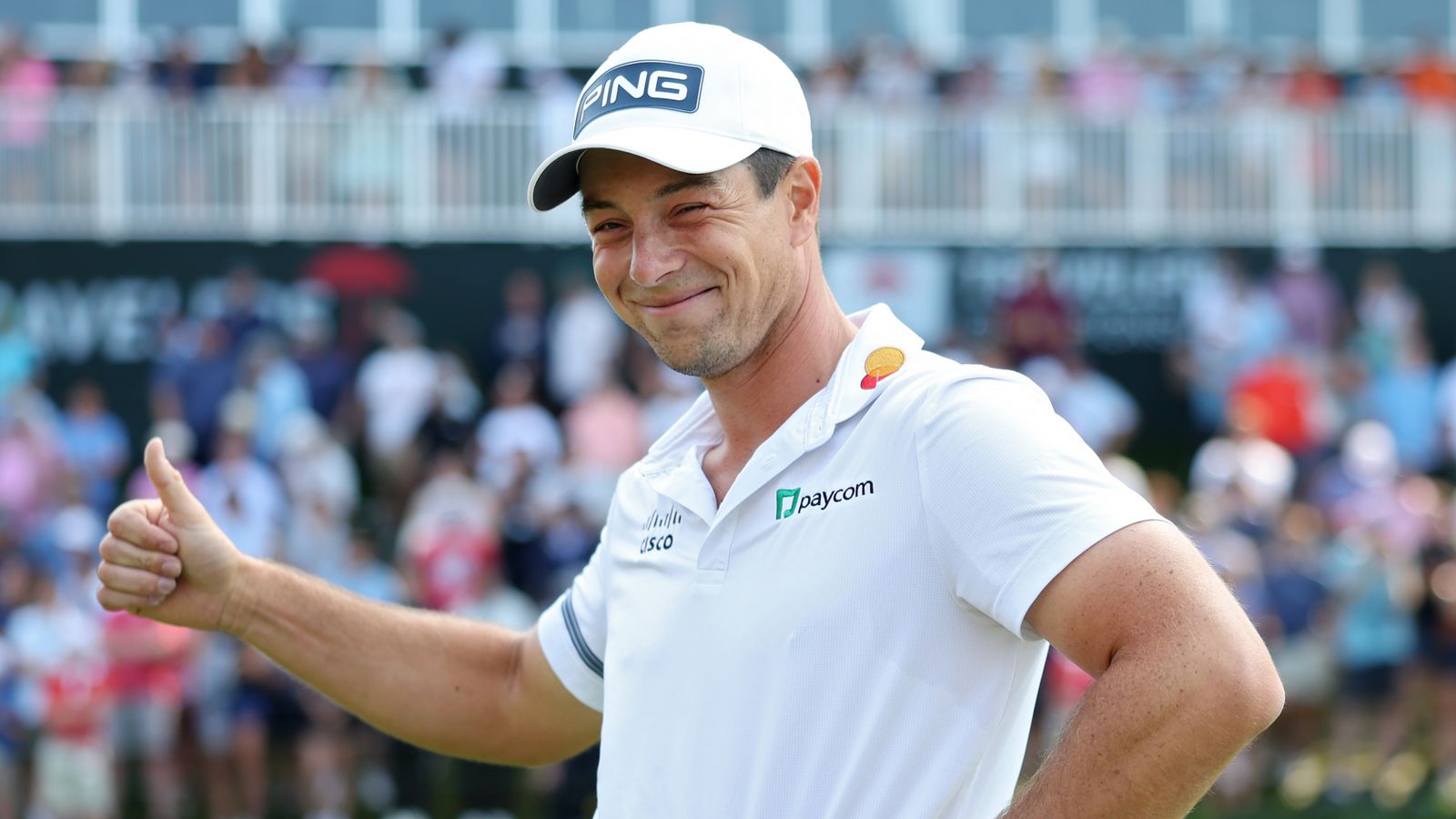 Travelers Championship: Viktor Hovland beats Scottie Scheffler in play