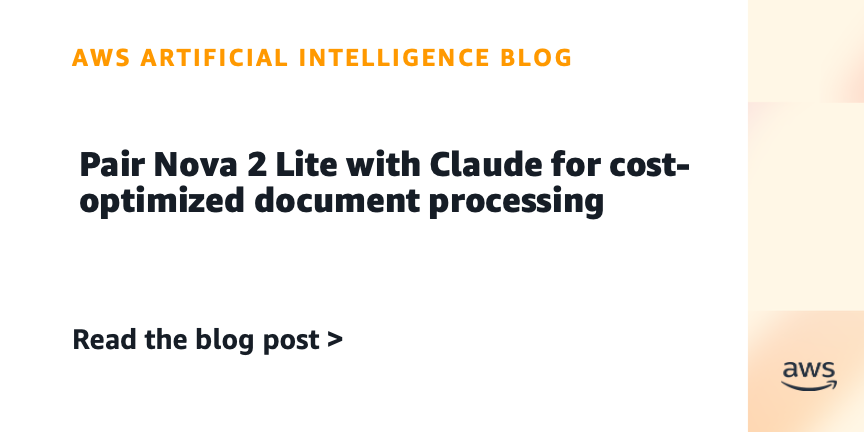 Pair Nova 2 Lite with Claude for cost