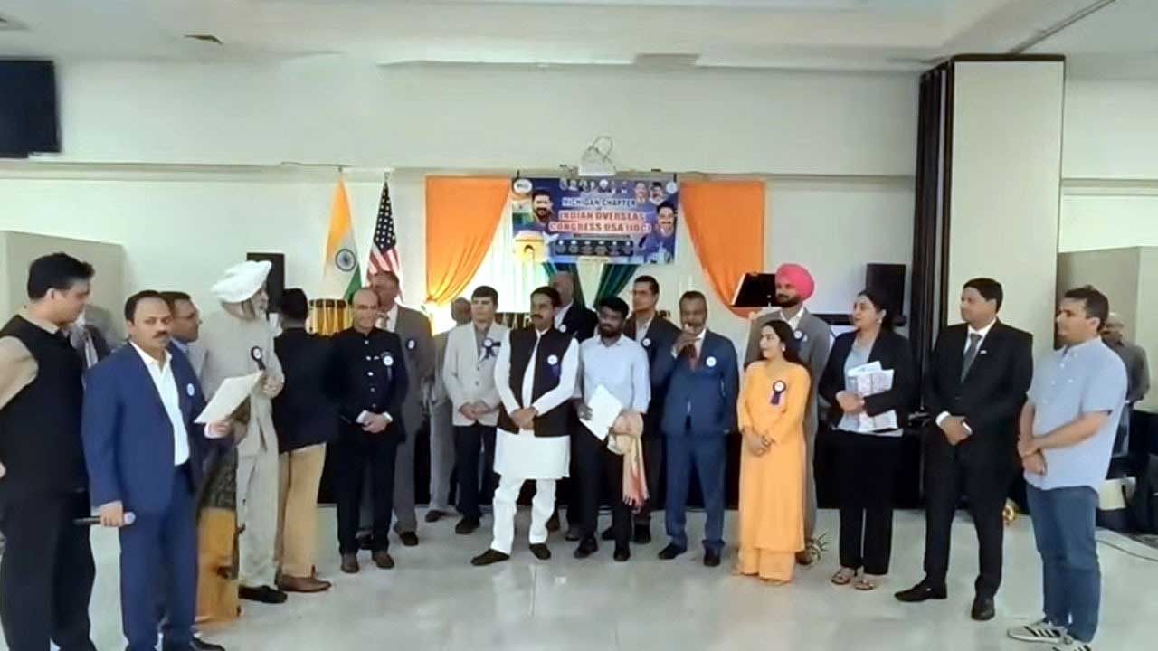 Indian Overseas Congress Michigan Chapter Launched Grandly in the USA