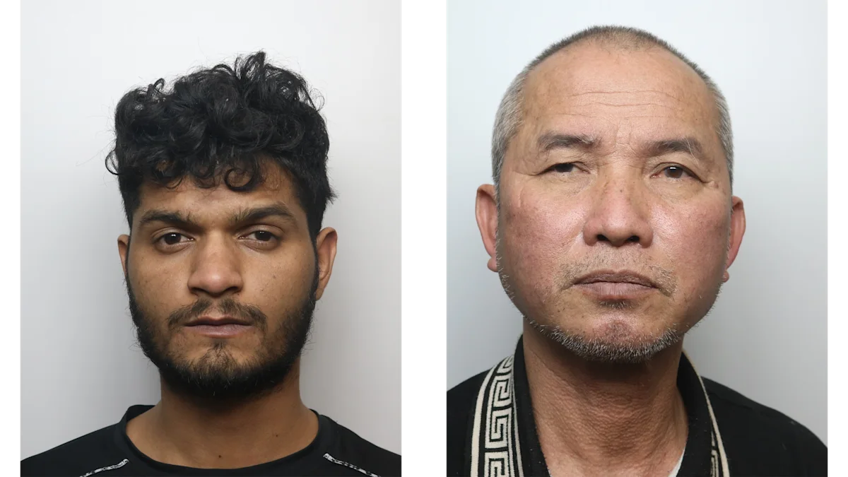 Men jailed for cannabis farm near police station