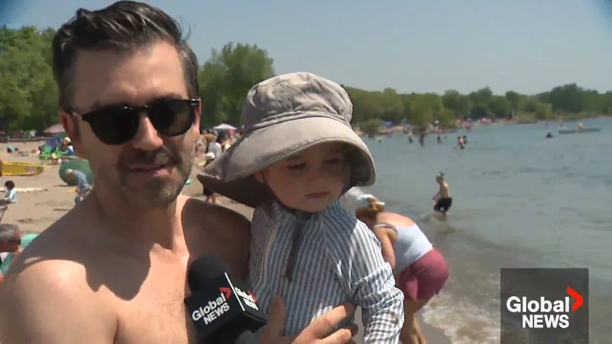 Celebrating Canada Day in the heat