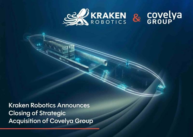 Kraken Robotics Announces Closing of Covelya Group Acquisition