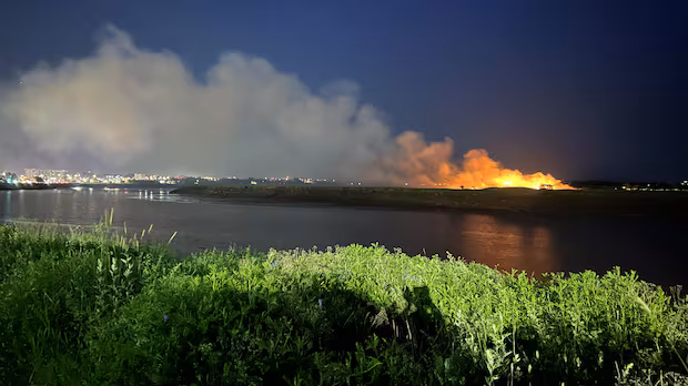 Greater Moncton fireworks show causes small brush fire