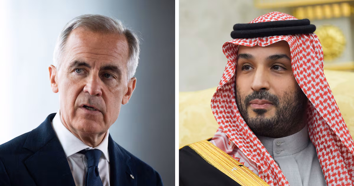 Carney to meet Saudi crown prince as Canada pursues closer ties