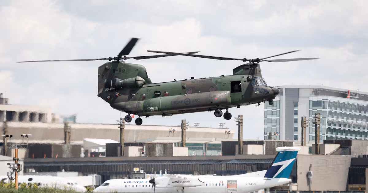 RCAF to conduct helicopter flypast over LeBreton Flats to mark Canada