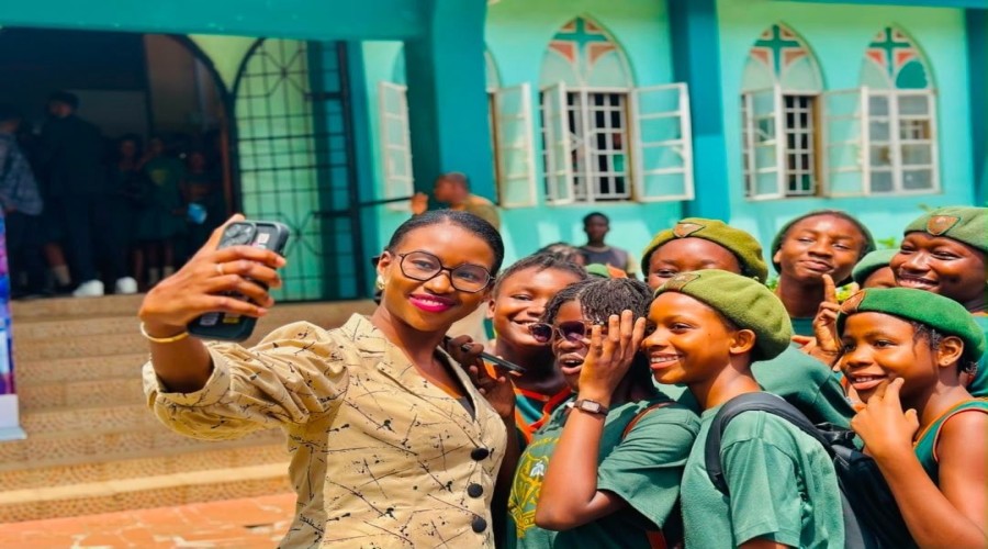 Orange Sierra Leone CEO inspires students during STEM careers school tour