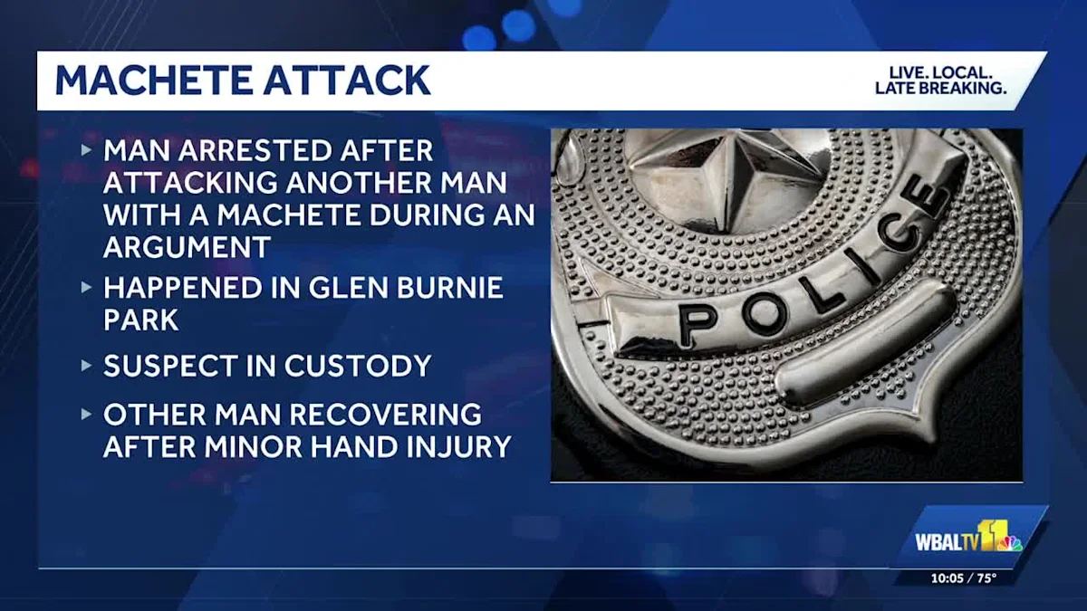 Fight involving machete injures man in Glen Burnie